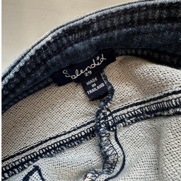 Splendid Medium Wash High Waist Ankle Zip Stretch Skinny Jeans 29 - Picture 8 of 13